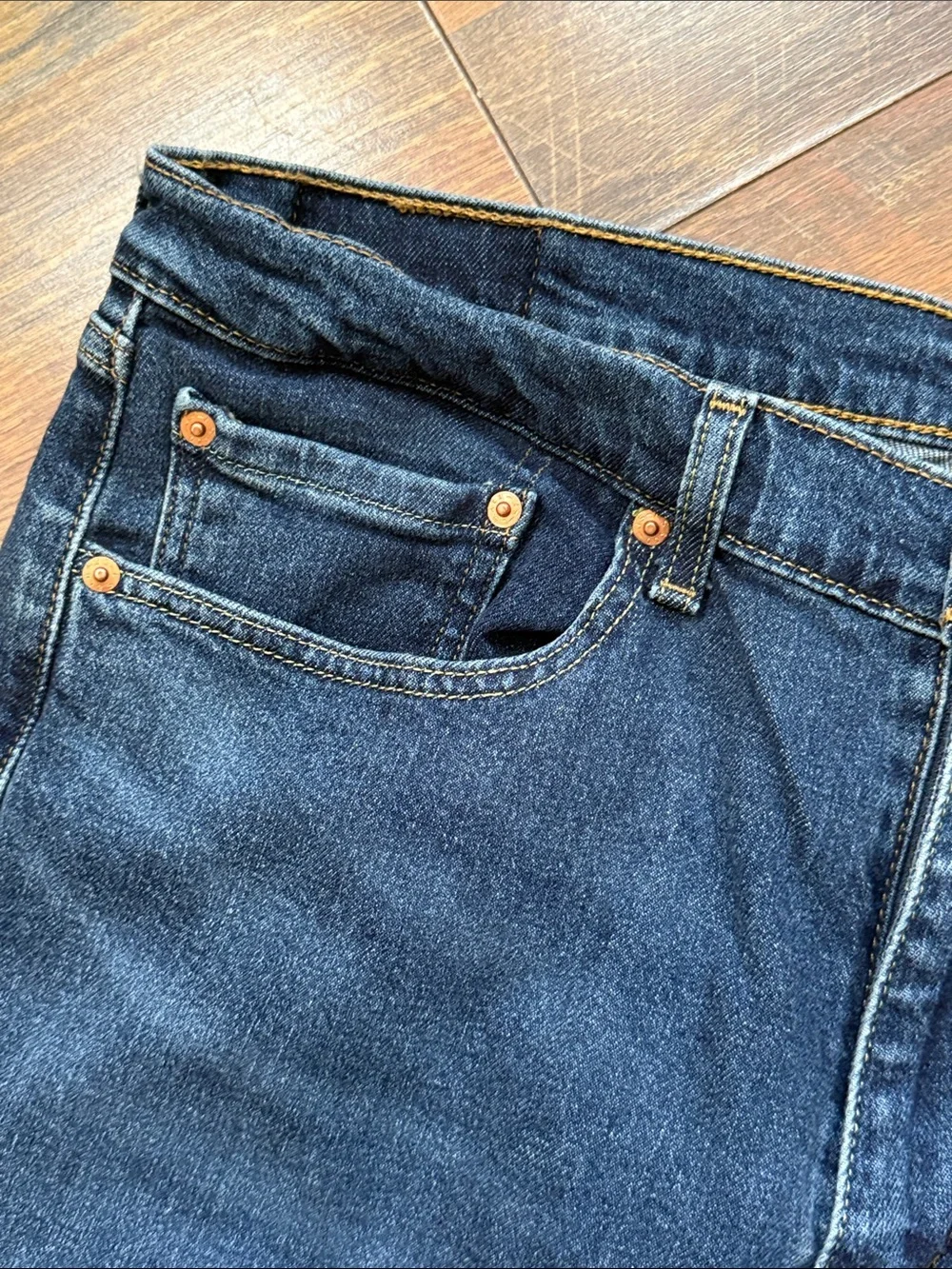 Levi’s 505 Regular Fit Jeans Dark Wash Men’s 36x34